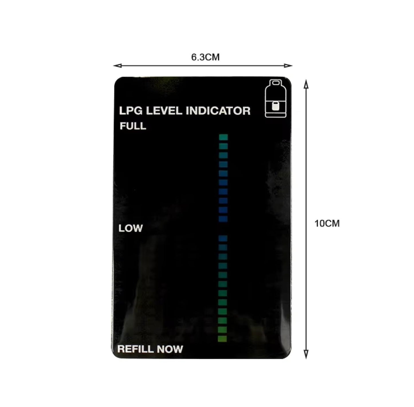 Magnetic Gas Level Indicator Reusable Propane Fuel Level Indicator