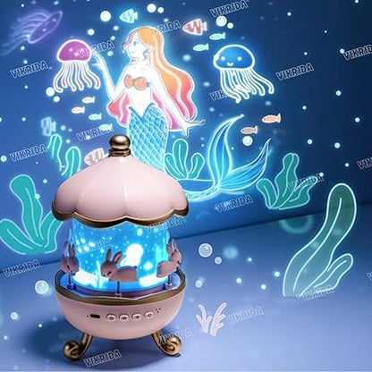 Rabbits Night Light Projector